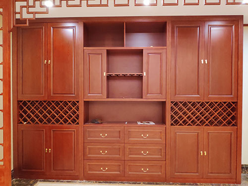 开阳中式家居装修之中式酒柜装修效果图